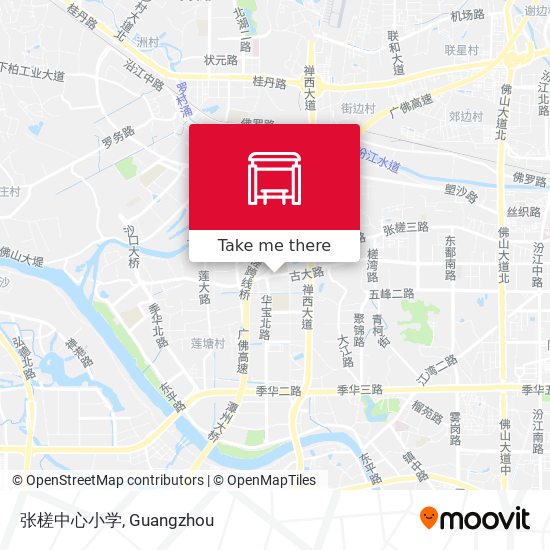 张槎中心小学 map