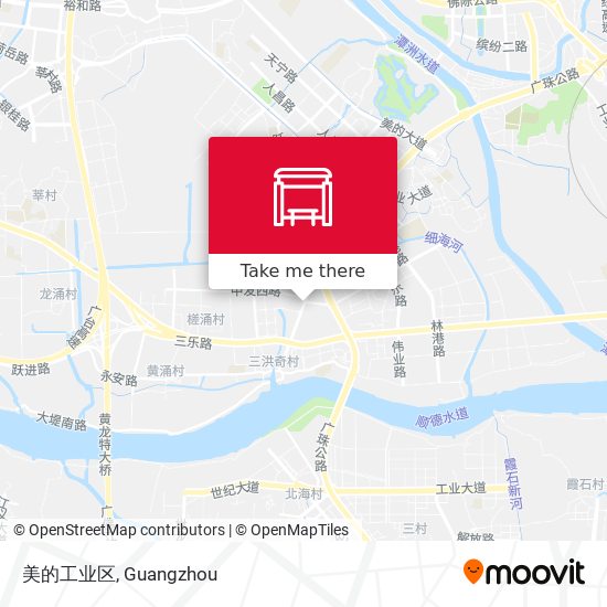 美的工业区 map