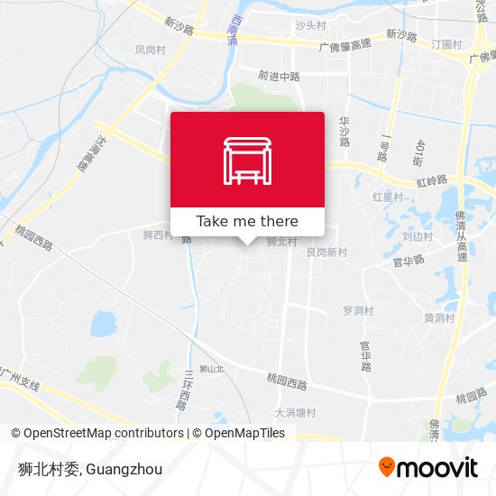 狮北村委 map