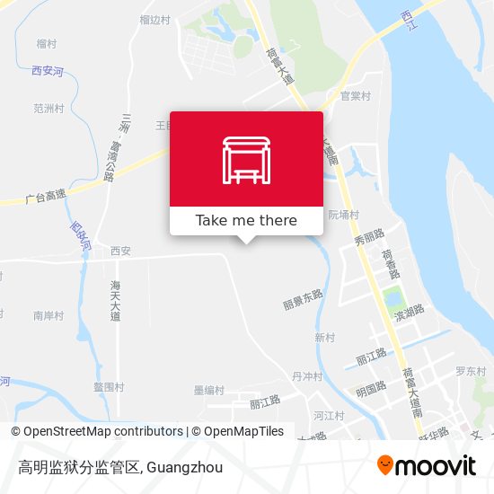 高明监狱分监管区 map