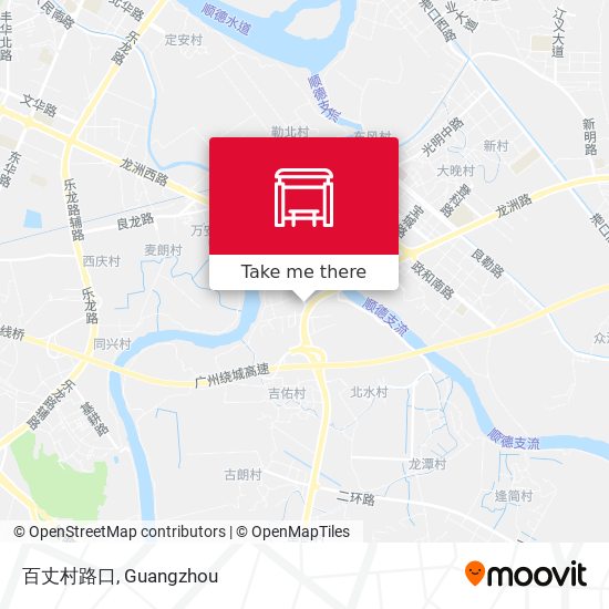 百丈村路口 map