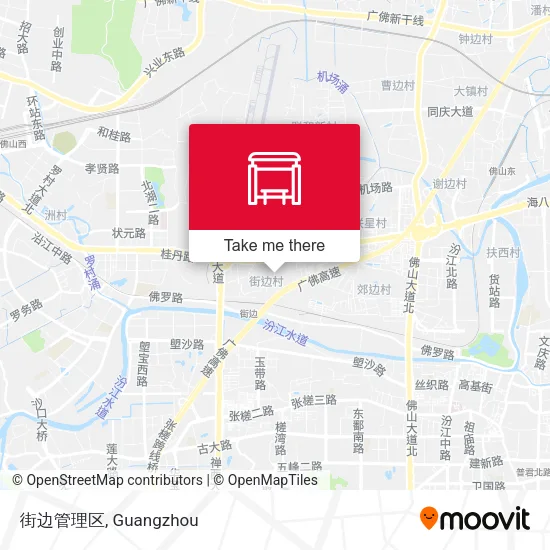 街边管理区 map