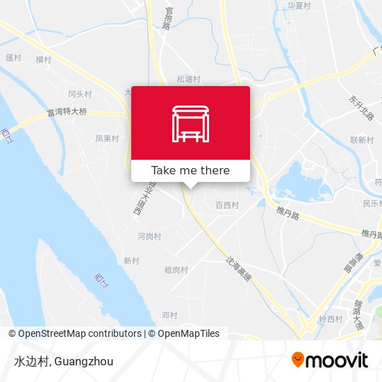 水边村 map
