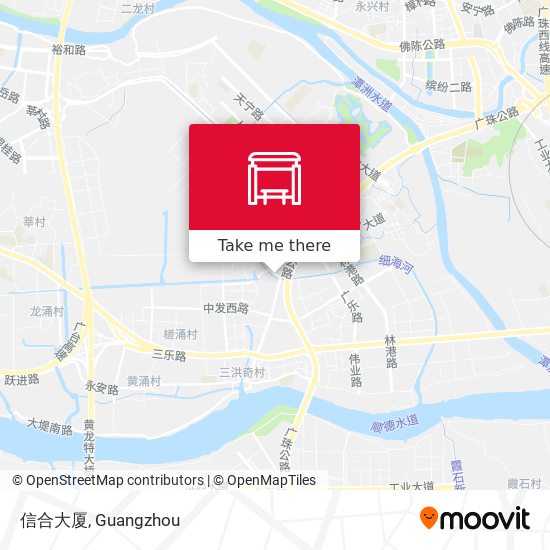 信合大厦 map