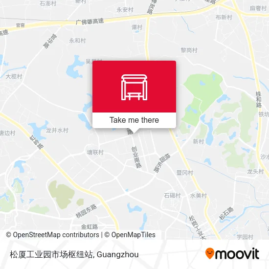 松厦工业园市场枢纽站 map