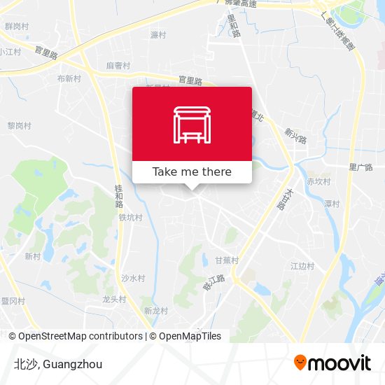 北沙 map