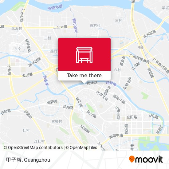 甲子桥 map