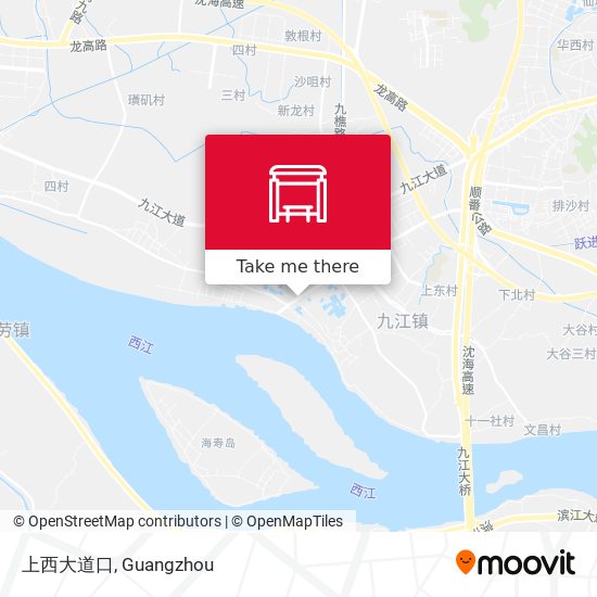 上西大道口 map