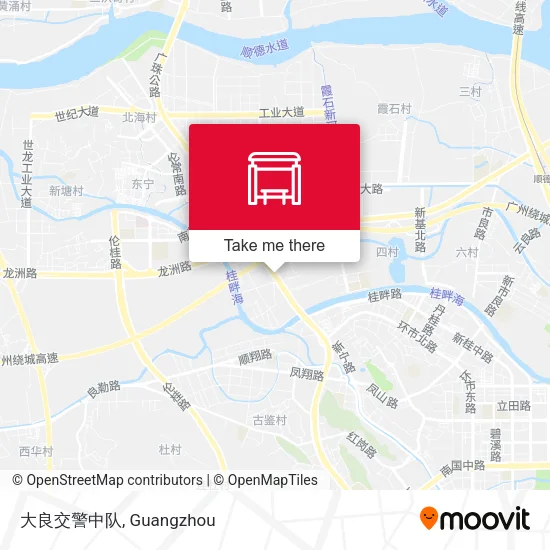 大良交警中队 map