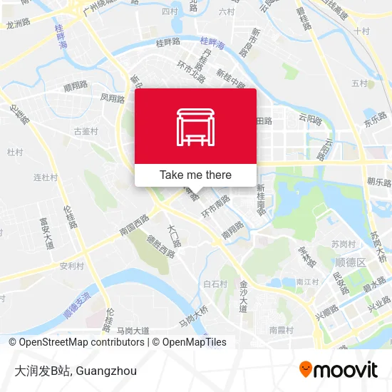 大润发B站 map