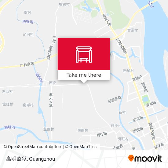 高明监狱 map