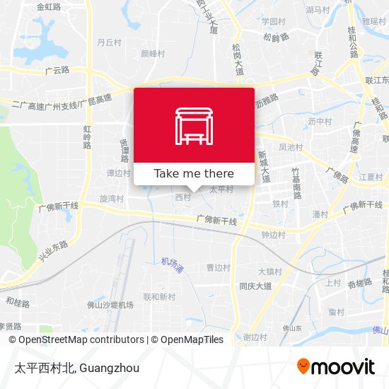 太平西村北 map