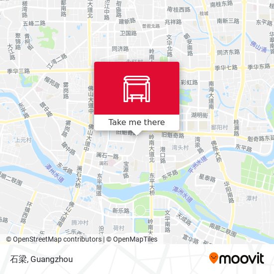 石梁 map