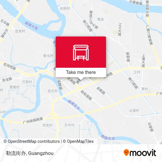 勒流街办 map