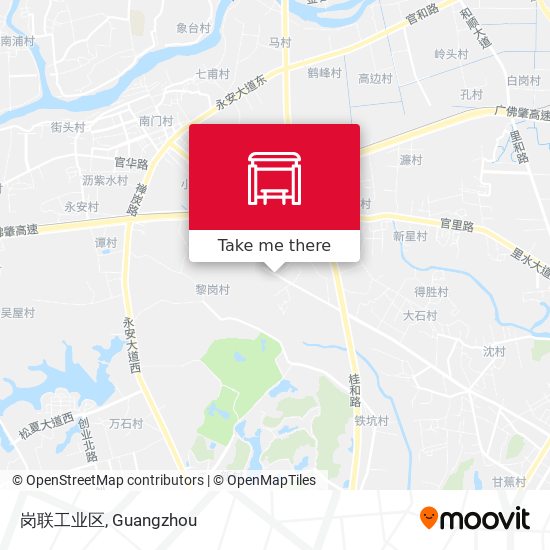 岗联工业区 map
