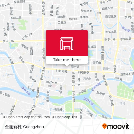 金澜新村 map