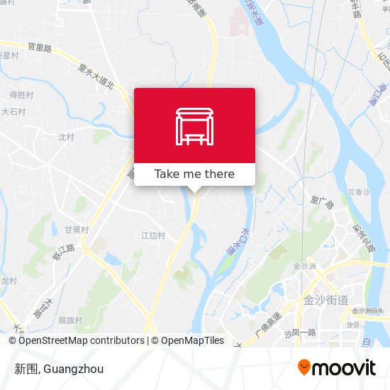 新围 map