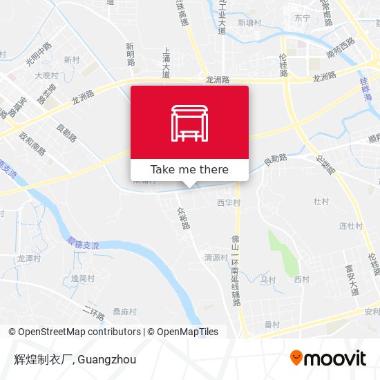 辉煌制衣厂 map