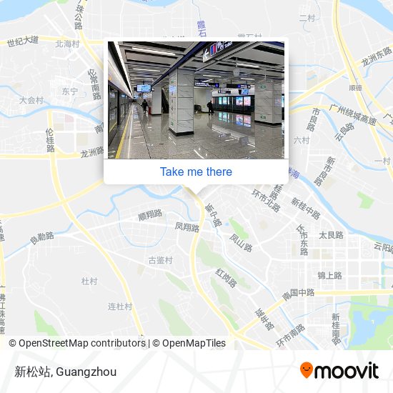 新松站 map