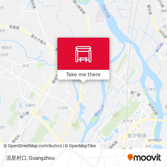 流星村口 map