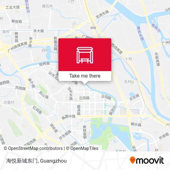 海悦新城东门 map