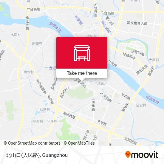 北山口(人民路) map