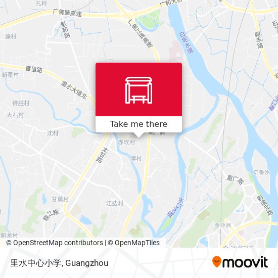 里水中心小学 map