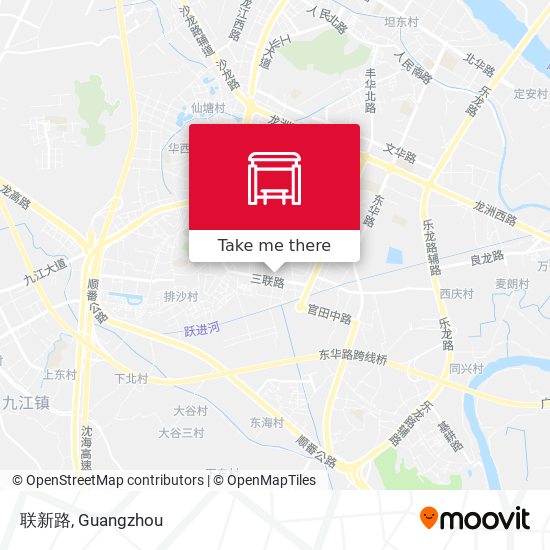 联新路 map