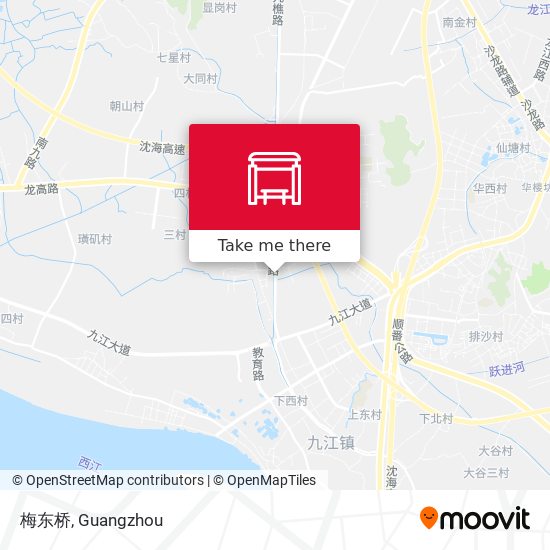 梅东桥 map