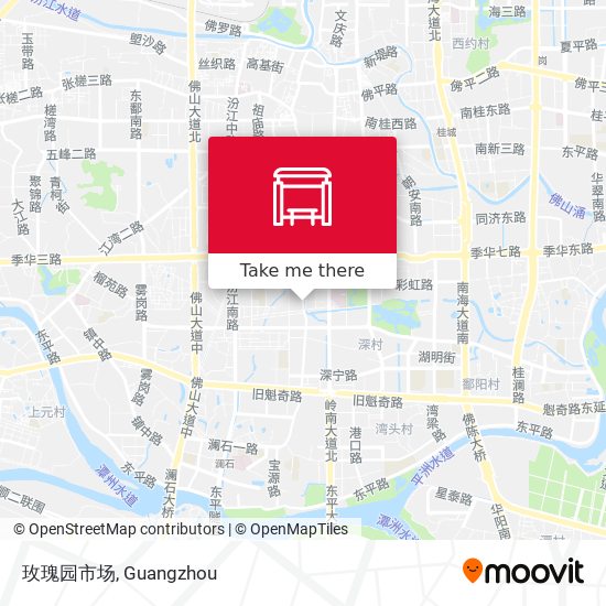 玫瑰园市场 map