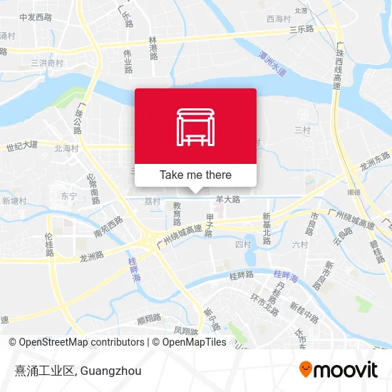 熹涌工业区 map