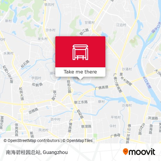 南海碧桂园总站 map