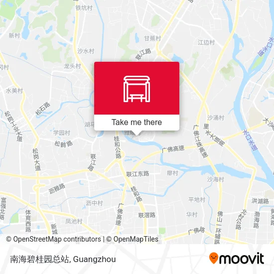 南海碧桂园总站 map