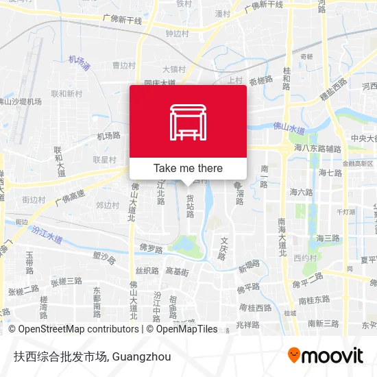 扶西综合批发市场 map