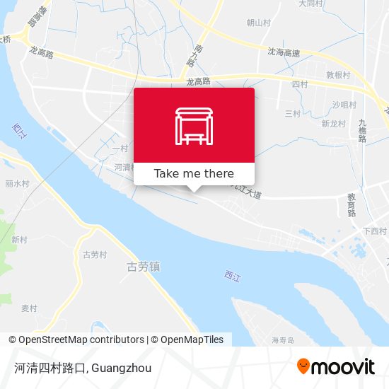 河清四村路口 map
