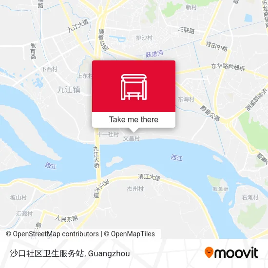 沙口社区卫生服务站 map