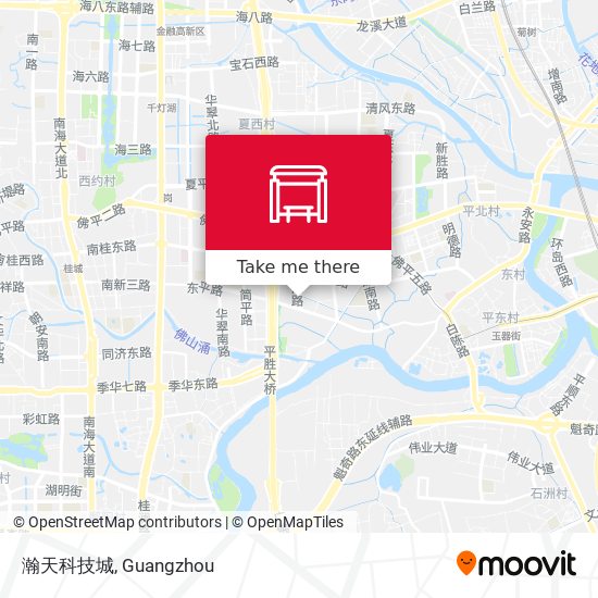 瀚天科技城 map