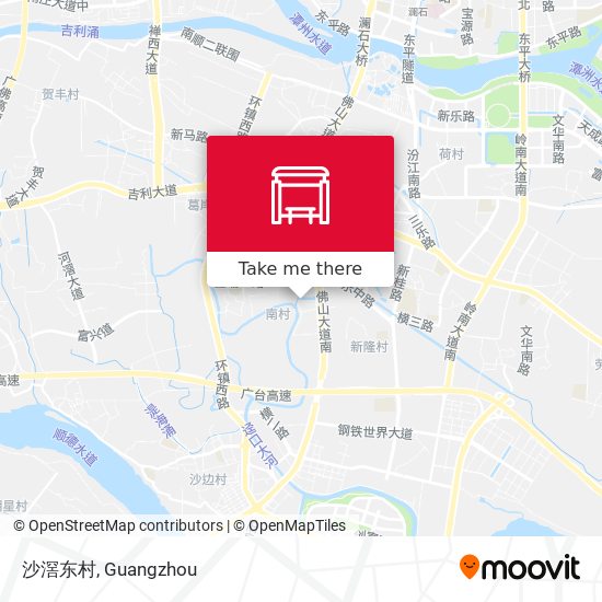 沙滘东村 map