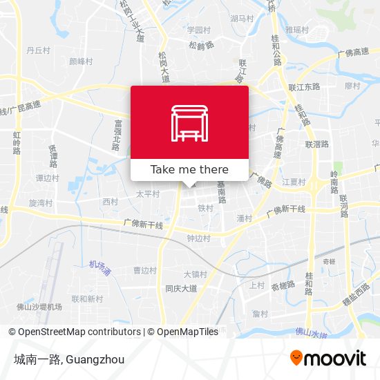 城南一路 map