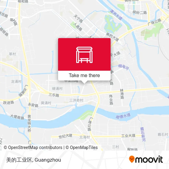 美的工业区 map