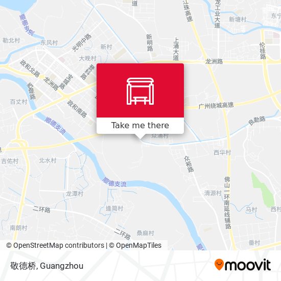 敬德桥 map