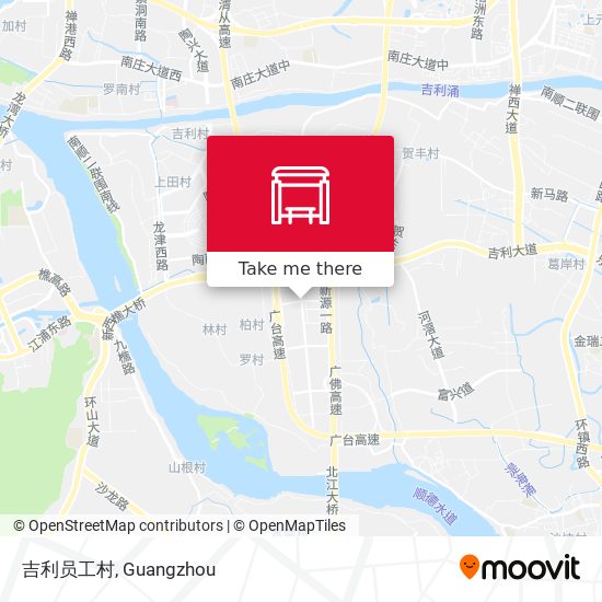 吉利员工村 map