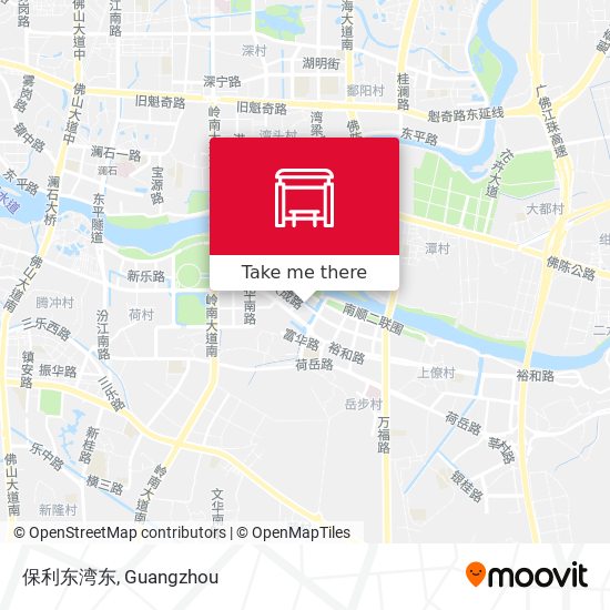 保利东湾东 map