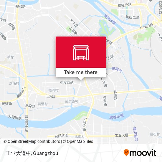 工业大道中 map