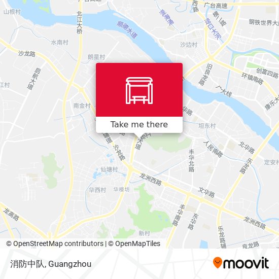 消防中队 map