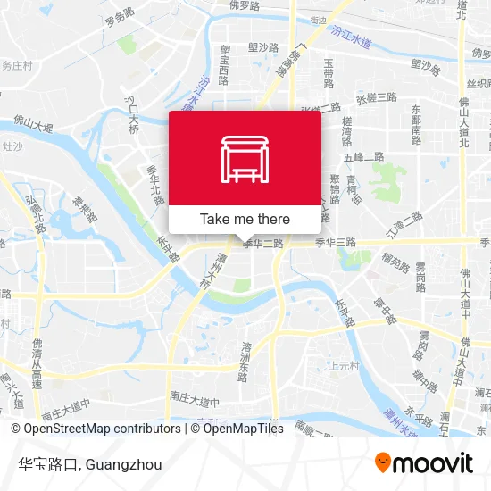 华宝路口 map