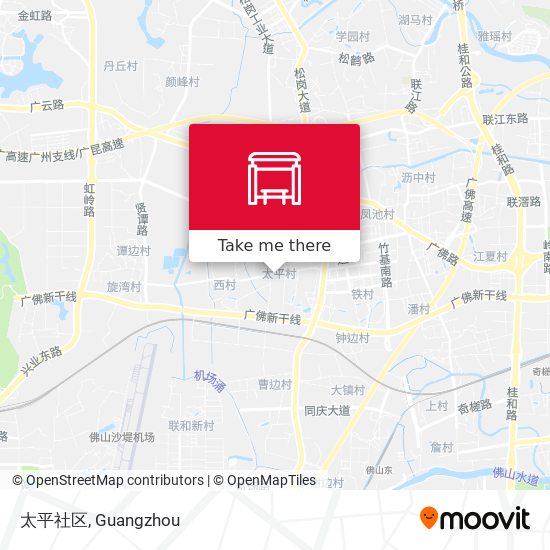 太平社区 map