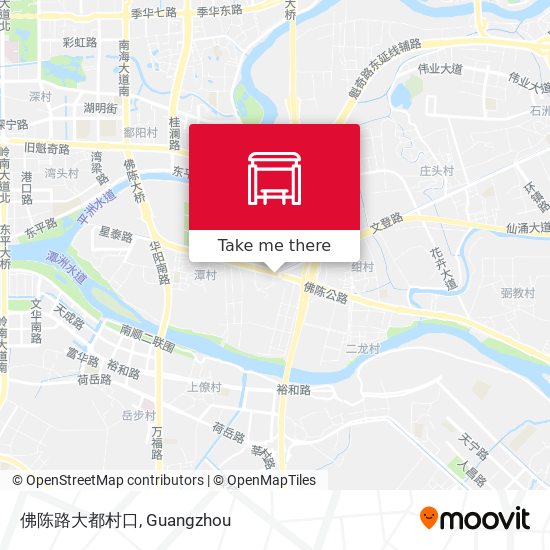 佛陈路大都村口 map