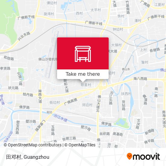 田邓村 map