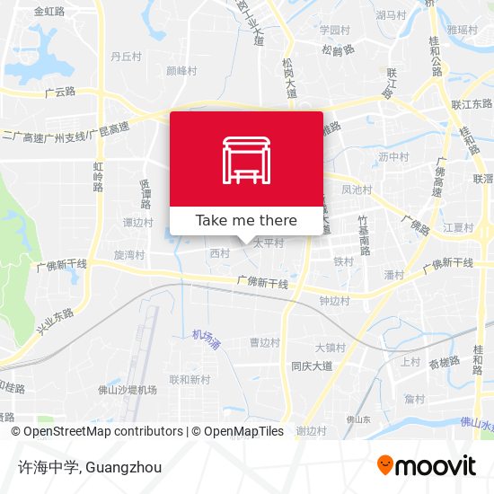 许海中学 map